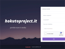 Tablet Screenshot of hokutoproject.it